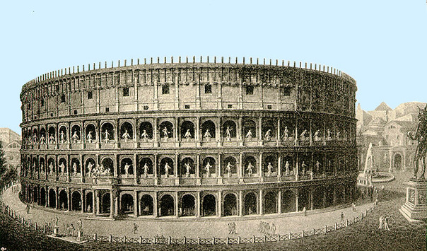 The Colosseum - The Roman Colosseum: A Place of Entertainment for the Romans   70 to  90
